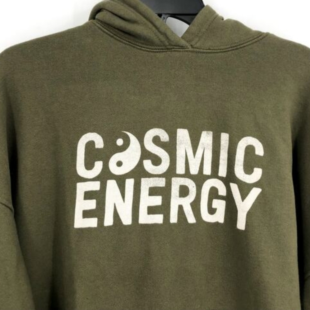 Spiritual Gangster Green Women's Sweatshirt Hoodie NWT - Picture 3 of 7